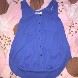 See through blue size extra small tangtop